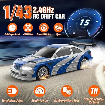 2026 New Kf20 1:64 Drift Rc Car Four-wheel Remote-Controlled Racing Car Full Proportions Desk Competition Toy Boys Ideal Gifts.